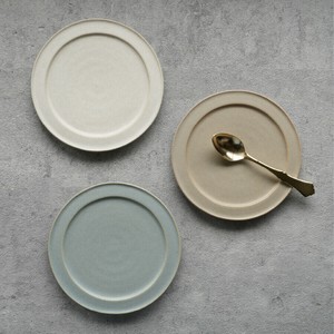 Mino ware Small Plate Gray Beige Limited