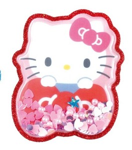 【先行受注】サンリオキャラクターズ BIGキラキラシェイカーステッカー　ハローキティ