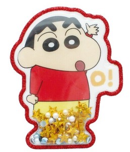 【先行受注】クレヨンしんちゃん BIGキラキラシェイカーステッカー　しんちゃん