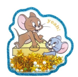 【先行受注】トムとジェリー BIGキラキラシェイカーステッカー　チーズ