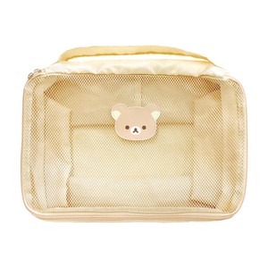 10月下旬入荷　リラックマ 圧縮ポーチ　フェイス