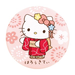 【先行受注】サンリオキャラクターズ 織刺繍缶マグネット　ハローキティ