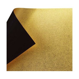 金箔両面和紙 単色 25.5×36cm 黒 10枚入 UK-5K 1 セット