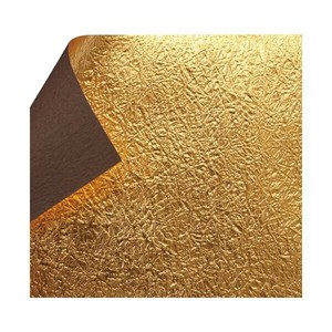 もみ金箔両面和紙 単色 25cm 茶 10枚入 No.7058 1 セット