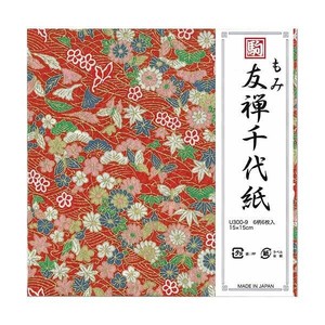 もみ友禅千代紙 15cm U300-9 5セット