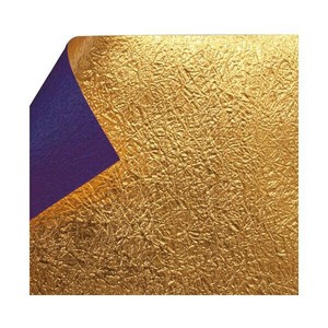 もみ金箔両面和紙 単色 18cm 紫 10枚入 KJ-25M 5セット