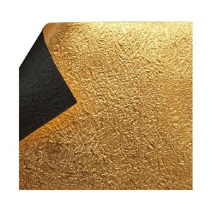 もみ金箔両面和紙 単色 18cm 黒 10枚入 KJ-25K 5セット