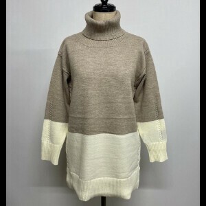Pre-order Sweater/Knitwear Tunic Turtle Neck