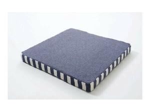 クッション 低反発 無地 シート 「エルマー」 約40×40cm ネイビー 9293909