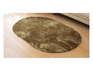 ランジュ ラグ カーペット 1畳 約100×150cm楕円 ベージュ 3958759
