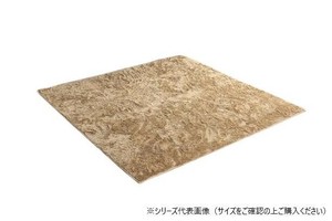 ラグ 制菌加工 約3畳 約200×250cm ホットカーペット対応 ベージュ 3985139