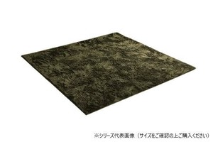 ラグ 制菌加工 約3畳 約200×250cm ホットカーペット対応 グリーン 3985179