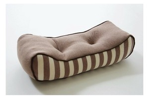 クッション もちもち 「エルマー」 ブラウン 約42×20cm 1220880065331