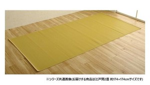 日本製 洗えるカーペット ベージュ 江戸間2畳 約174×174cm 1090250020902