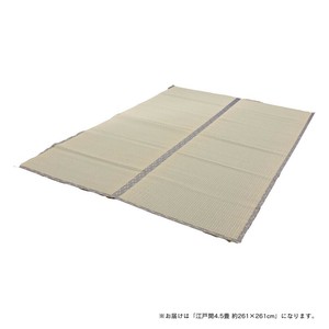 純国産い草 上敷き カーペット 糸引織 「湯沢」 江戸間4.5畳 約261×261cm 1010050012402