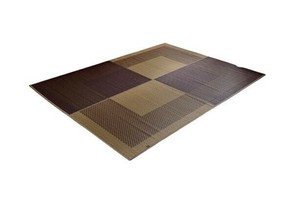 ラグ 長方形 夏用 ふっくら い草 191×250cm ベージュ 1050950023904