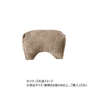 クッション よりかかり ジャガード ラクーサ 55×35×25cm ベージュ 1211860021001