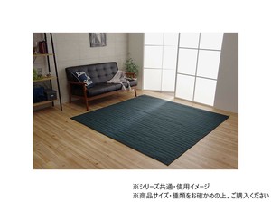 スタイル 洗えるキルトラグ 折畳 約2畳用 185×185cm ネイビー 1291300195501