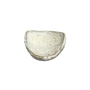 【信楽焼】白珊瑚 三角小皿(日本製)