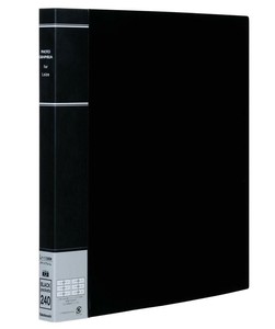 ナカバヤシ フォトグラフィリア 6面ポケット L判 240枚収納 ブラック PH6L-1024-D