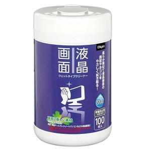 ナカバヤシ　ウェットクリーナー　液晶　ボトル　100枚　DGCW-B3100