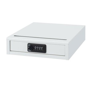 ナカバヤシ セキュリティデスクトップケース ダイヤル錠 A4 AL-DS200シロ