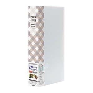 ナカバヤシ　フォトホルダー288　ポケットアルバム　チェック　クリア　PHE1288A-C