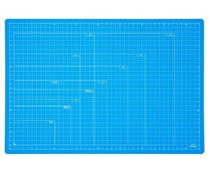 ナカバヤシ 折りたたみカッティングマット A3サイズ スカイブルー CTMO-A3SB