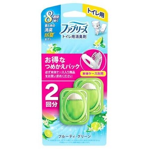 ファブリーズ　トイレ用消臭剤　フルーティ・グリーン　つめかえ 2個入 【エアケア製品 防臭】