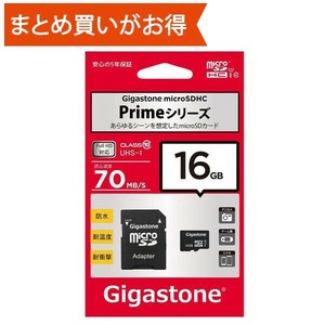 16GBマイクロSDカードUHS-I U1高速 70MB/S　保証5年