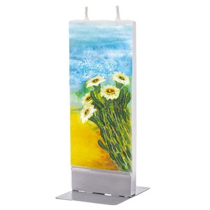 スタンド付キャンドル　無香料　サボテンの花 D19034 ギフト/雑貨/インテリア
