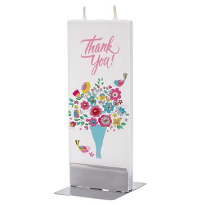 スタンド付キャンドル　無香料　thank you　D19001 ギフト/雑貨/インテリア