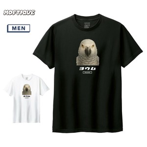 T-shirt Parakeet Printed Short-Sleeved T-Shirt Unisex Men's Cut-and-sew