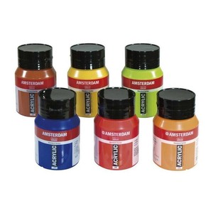 ターレンス アムステルダムアクリリックカラー500ml 6色セットB AAC5006SETB 440061