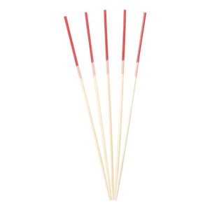 萬洋 2色かんじょう串 (ピンク・赤)12cm100本入 18-378F
