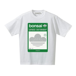 盆栽 和モダン ストリート デザイン ロゴ イベント classic Green×White gray スタンダード Tシャツ WH