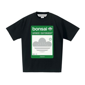 盆栽 和モダン ストリート デザイン ロゴ イベント classic Green×White gray スタンダード Tシャツ BK