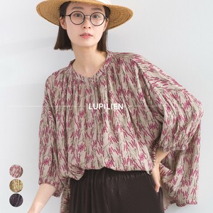 衬衫 植物 新商品 2025年 化纤/人造丝 衬衫 春夏