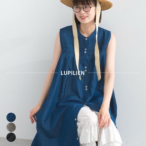 Casual Dress Pintucked Sleeveless [S/S NEW]