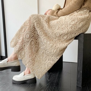 スカート  レース  花柄  ゆったり  無地   快適 レディース ファッション    8831# XB150