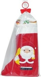【8月19日予約締切】：クリスマスフェルトブーツ（レッド）