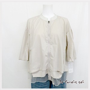 Blouson Jacket Design Blouson Puff Sleeve Woven Fabric