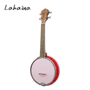 Lahaina(ラハイナ)  クリスタルバンジョーウクレレ　レッド  LBU-200RD
