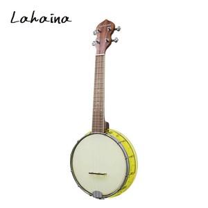 Lahaina(ラハイナ)  クリスタルバンジョーウクレレ　イエロー  LBU-200YW