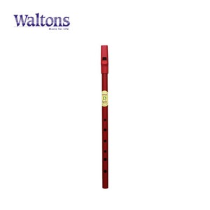 Waltons(ウォルトンズ)  民族楽器　レインボーホイッスル　レッド　Key : D  1554P