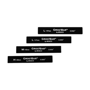 HOSCO GrooBar(グルーバー)ナット溝加工用スペーサー ギター用4枚セットH-GB4