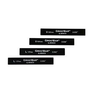 HOSCO GrooBar(グルーバー) ナット溝加工用スペーサー ウクレレ用4枚セット H-GB4U