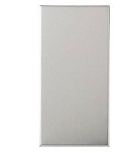 ハイロジック　59041　スチールパネル　20×10cm　シルバー　25枚入