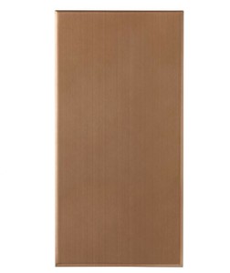 ハイロジック　59035　スチールパネル　20×10cm　ブラシブロンズ　2枚入