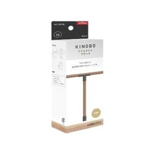 アイワ　AP-3019B　KINOBO　Tジョイント　ブラック　1組入　113613